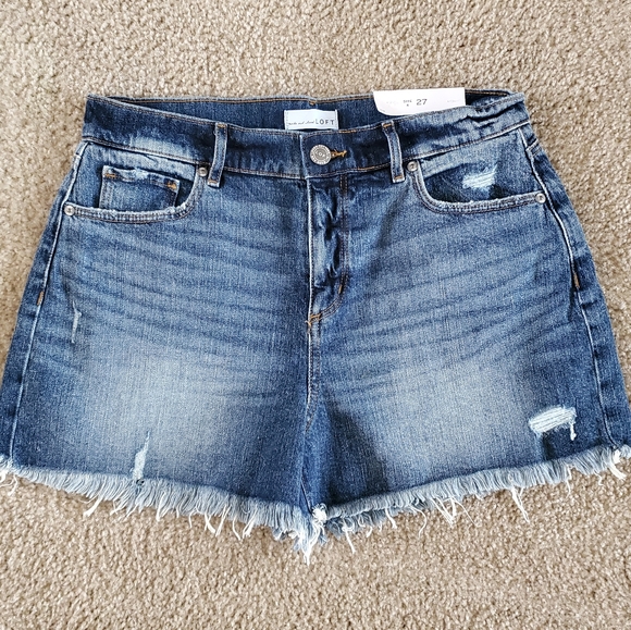 NWT Loft high rise shorts - Picture 1 of 4